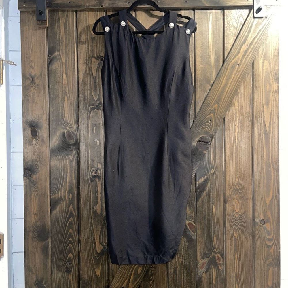 Vintage Scott McClintock Black Dress